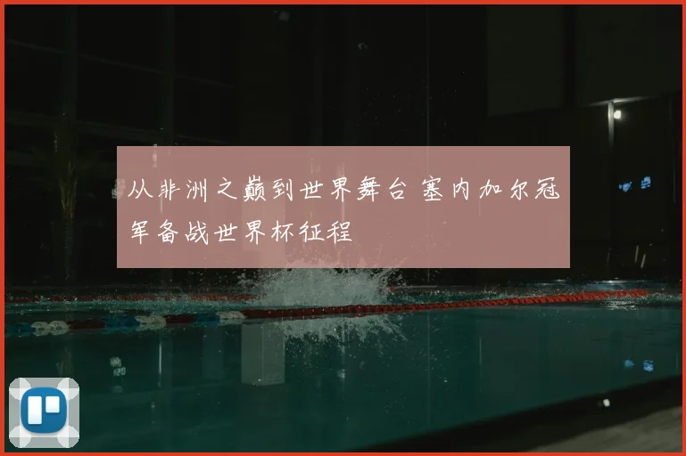 从非洲之巅到世界舞台 塞内加尔冠军备战世界杯征程